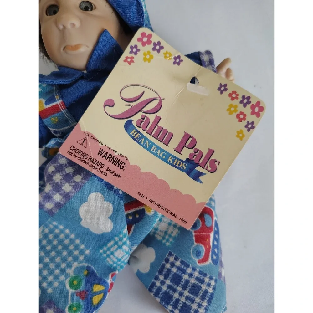 Vintage Lot Of 4 Gi-Go Expressions My Palm Pals Bean Bag Baby Dolls - NWT